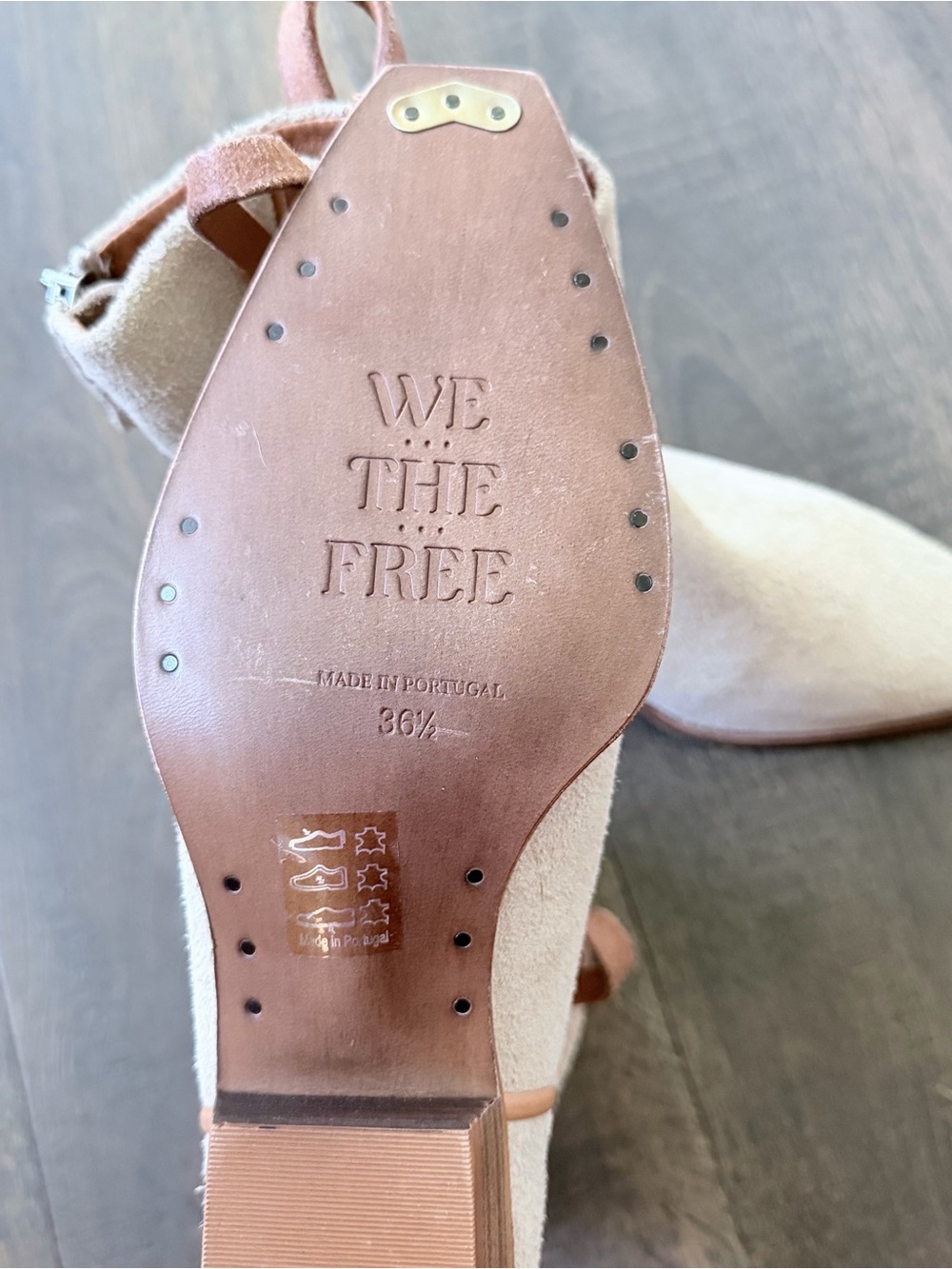 Free People We The Free Wesley Ankle Boots | English Khaki | 36.5/6.5 - Picture 8 of 8